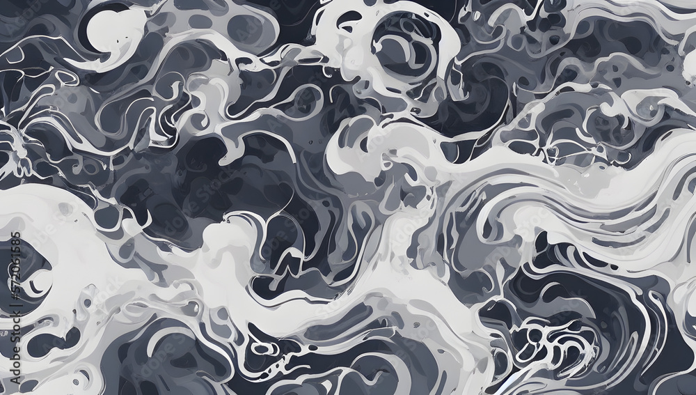 Grey cloudy abstract illustration | AI Generated Grey cloudy abstract illustration | AI Generated