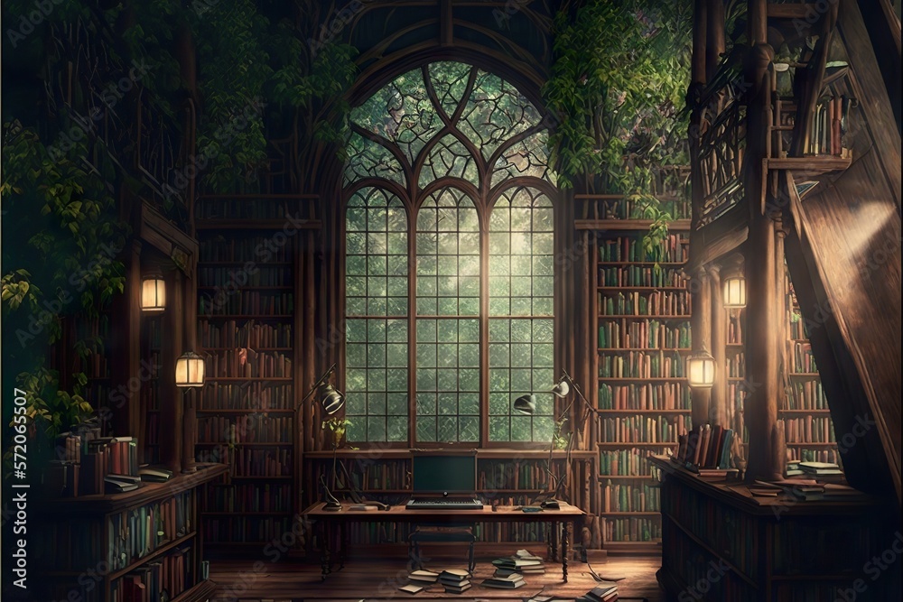 Greenhouse library created with Generative AI 