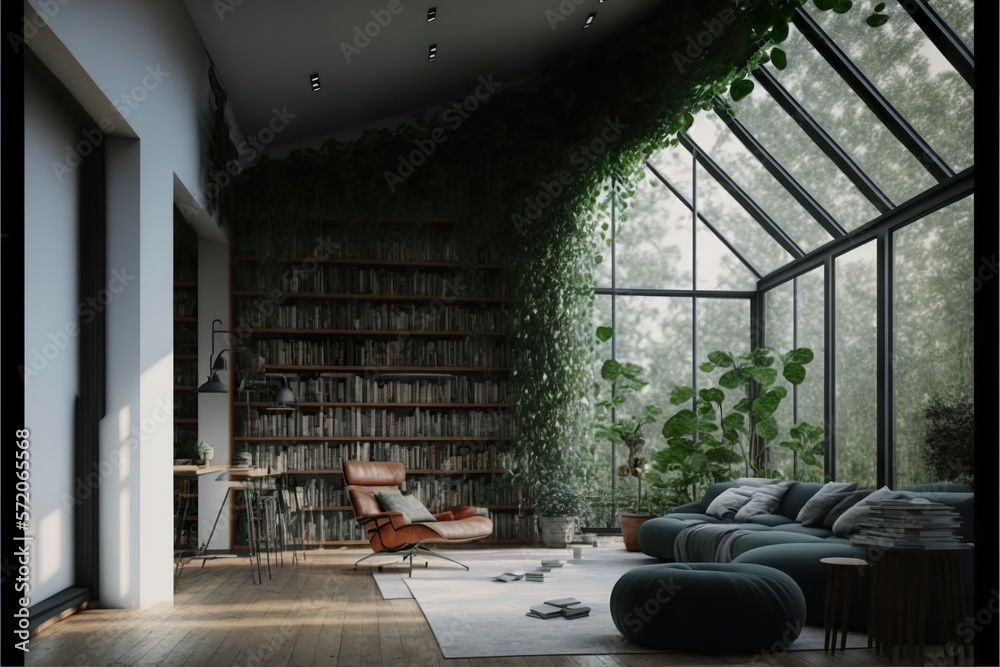 Greenhouse library created with Generative AI 