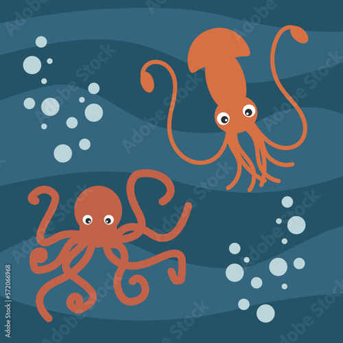 Animaux de la mer série 2