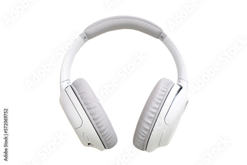Fotografi Bluetooth wireless headphones, isolated, transparent background, png