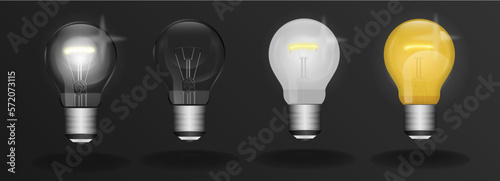 Lightbulbs models vector / Ai Illustrator file