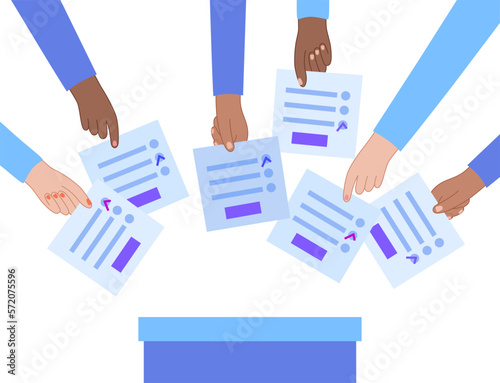 Election ballot choice