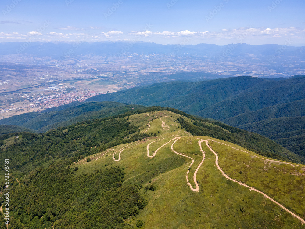 Amazing Aerial view of Belasitsa Mountain, Blagoevgrad Region, Bulgaria