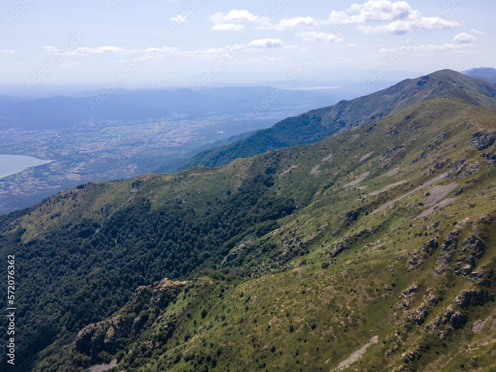 Amazing Aerial view of Belasitsa Mountain, Blagoevgrad Region, Bulgaria