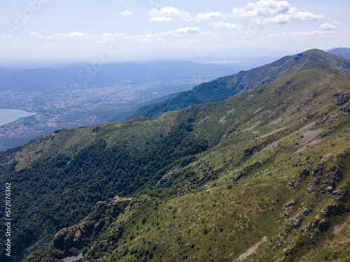 Amazing Aerial view of Belasitsa Mountain, Blagoevgrad Region, Bulgaria