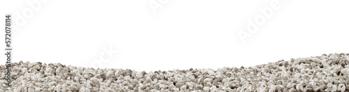 Daytime scene landscape element for 3d Architectural visualization. Ground river pebble isolated on transparent background. 3d rendering illustration. PNG format	
