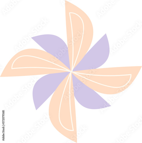 Soft spring flower illustration