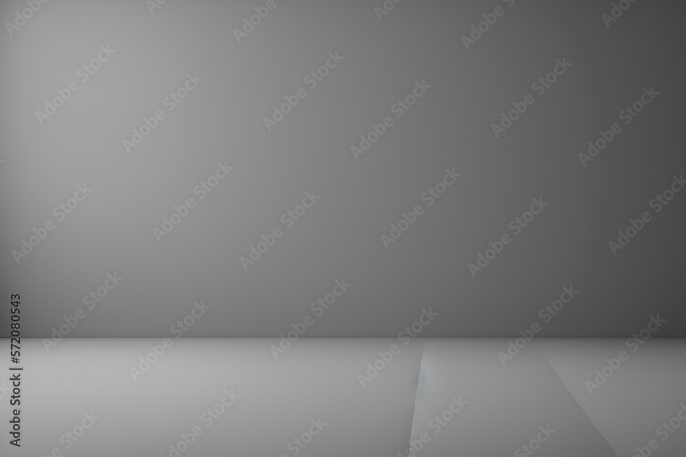 empty white room - Generate AI empty white room - Generate AI