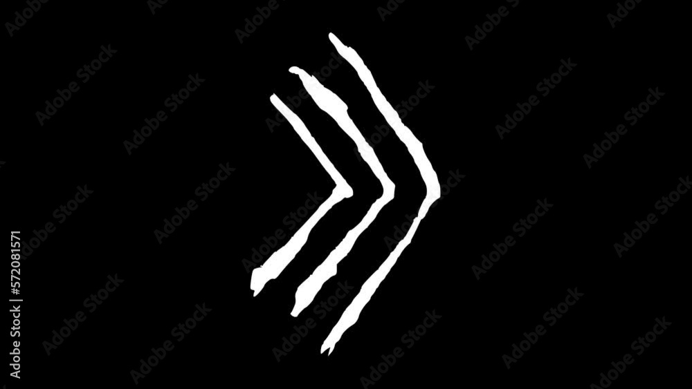 Wiggling Hand Drawn Arrow 20 Wiggling Hand Drawn Arrow 20