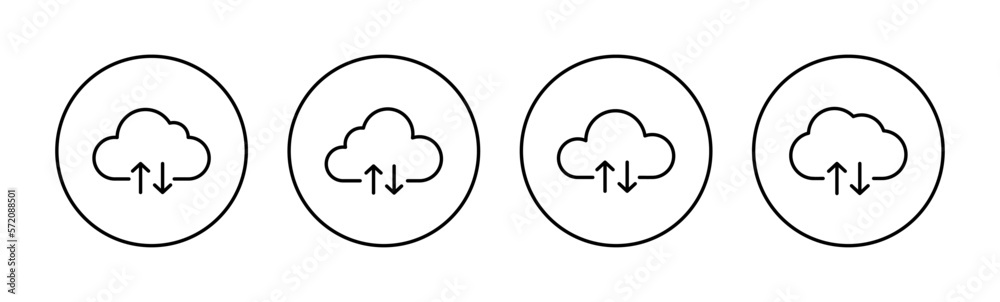 Cloud icon vector for web and mobile app. cloud sign and symbol Cloud icon vector for web and mobile app. cloud sign and symbol