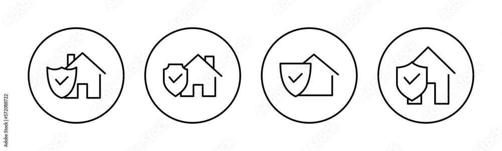 home insurance icon vector for web and mobile app. home protection sign and symbol home insurance icon vector for web and mobile app. home protection sign and symbol