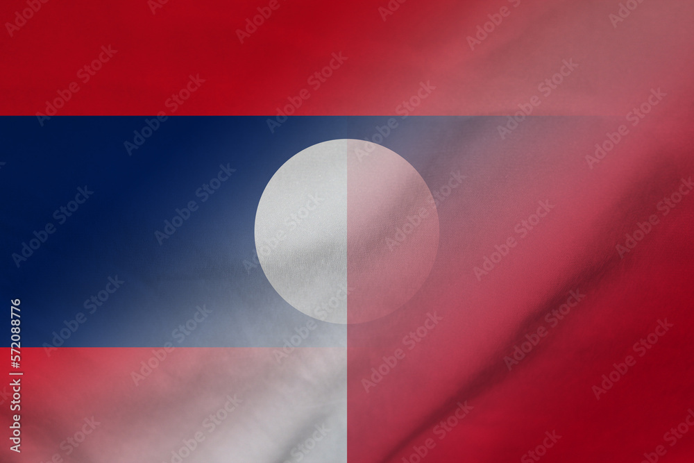 Laos and Malta state flag international relations MLT LAO Laos and Malta state flag international relations MLT LAO