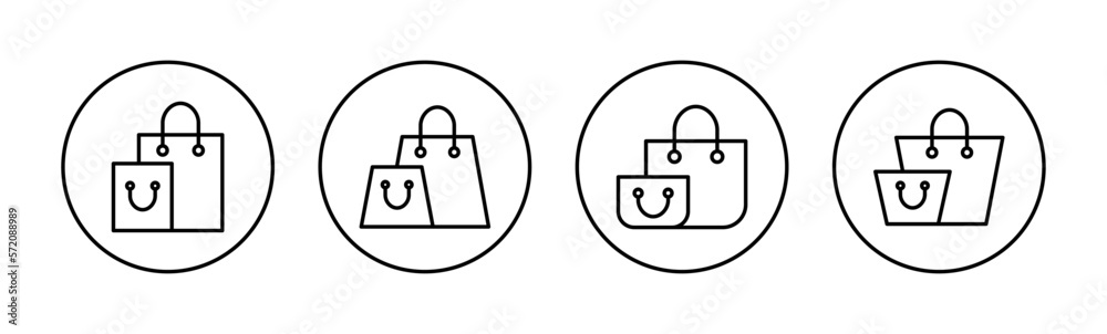 Shopping bag icon vector for web and mobile app. shopping sign and symbol Shopping bag icon vector for web and mobile app. shopping sign and symbol