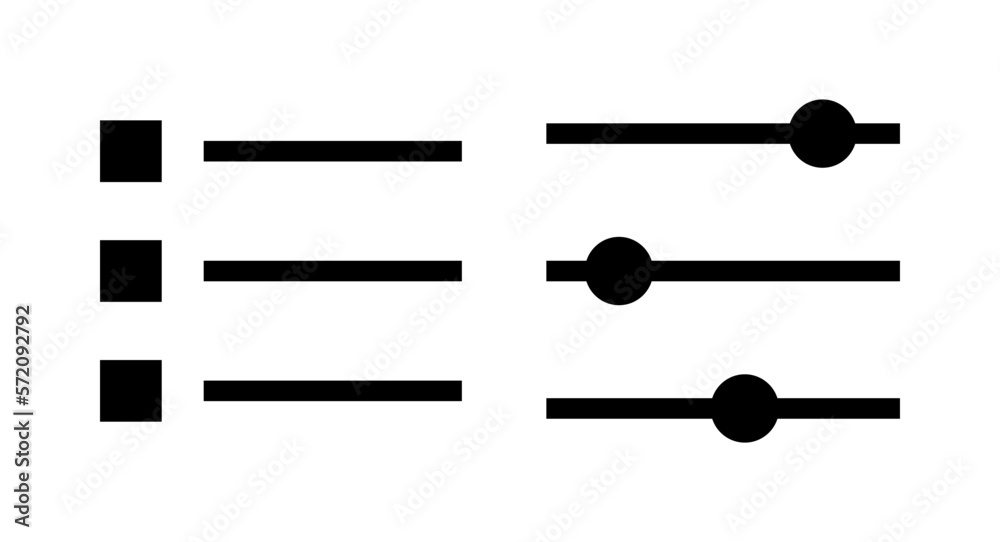 Menu Icon vector illustration. web menu sign and symbol. hamburger menu symbol
