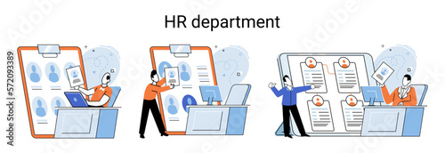 Employee performance evoluation, analysis of effectiveness of professional activity scenes set. Establishing level of compliance of characteristics of an employee with requirements of position held