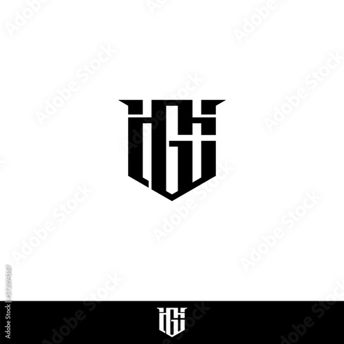 Abstract C and G initials vector logo design, icon for business, monogram, template, simple, minimalist, elegant