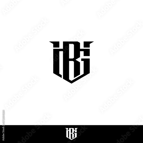 Abstract R and G initials vector logo design, icon for business, monogram, template, simple, minimalist, elegant