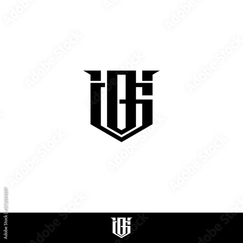 Abstract O and G initials vector logo design, icon for business, monogram, template, simple, minimalist, elegant