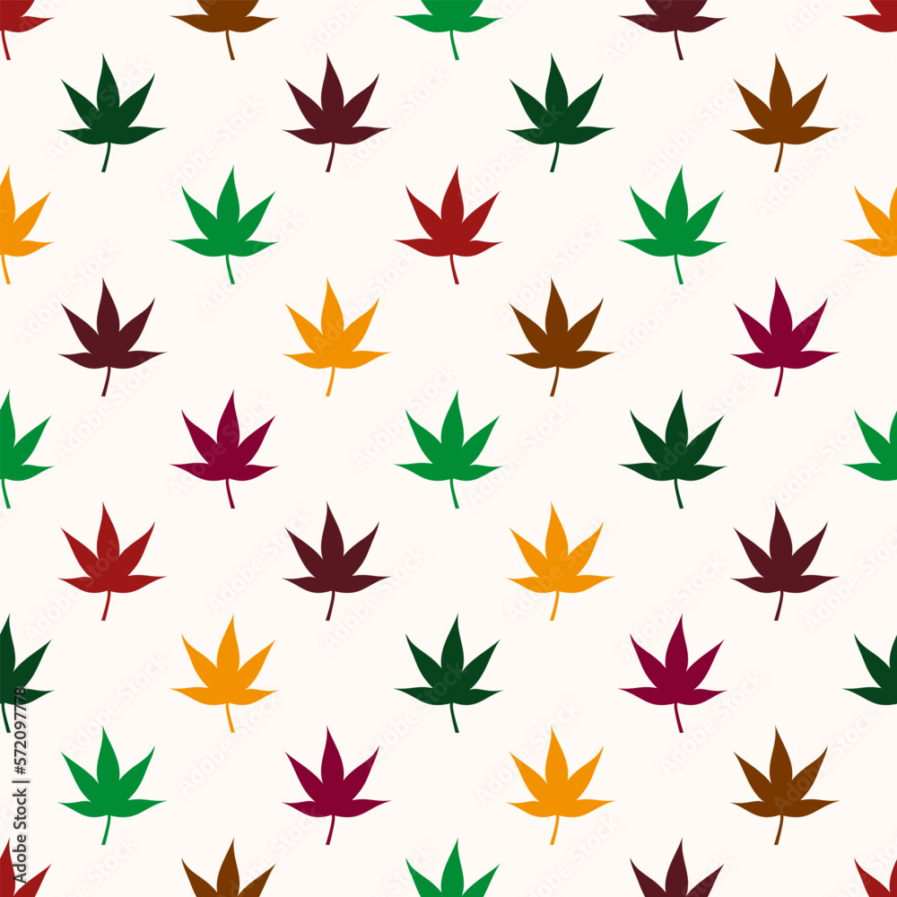 seamless leaf pattern for background, greeting card, gift wrapping, fabric motif, or wallpaper seamless leaf pattern for background, greeting card, gift wrapping, fabric motif, or wallpaper