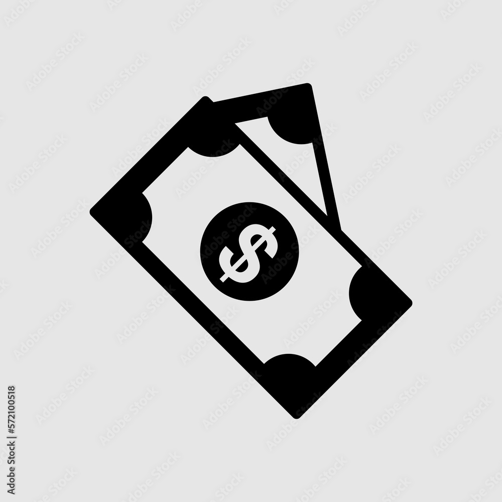 Dollar Money icon vector trendy style illustration on white background..eps Dollar Money icon vector trendy style illustration on white background..eps