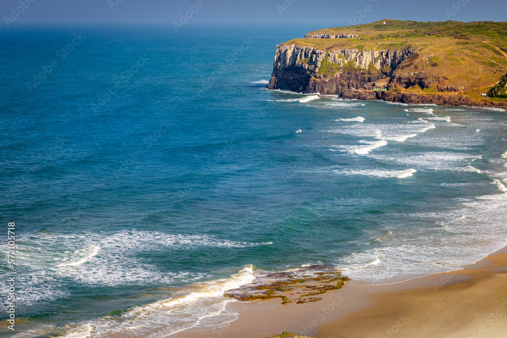Guarita Beach in Torres city, Rio Grande do Sul state, Southern Brazil