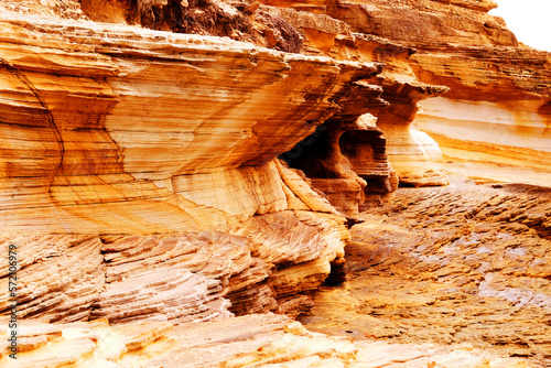 Painted cliff, Maria Island, Tasmania