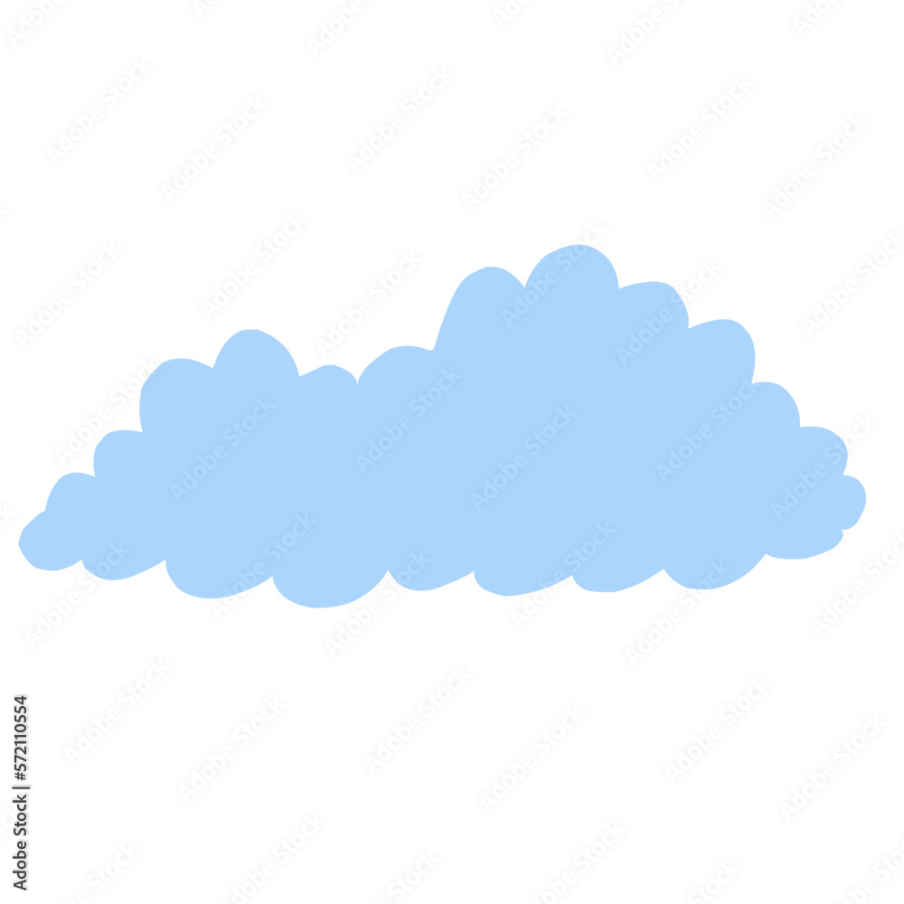 Blue Cloud Vector Blue Cloud Vector