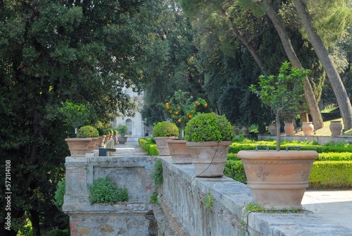Tivoli gardens in Italy