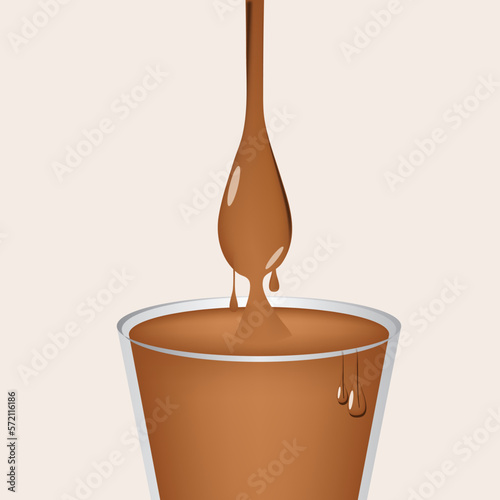 Plastic container with Butterscotch
