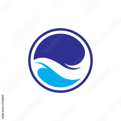 Water wave logo images