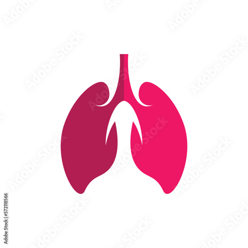 Lung logo images design