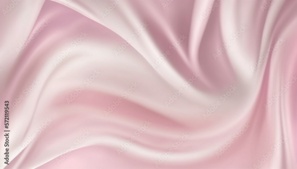 Obraz premium Romantic Abstract Silk Pink Cream And White Backgrounds for Memorable Occasions With Generative AI