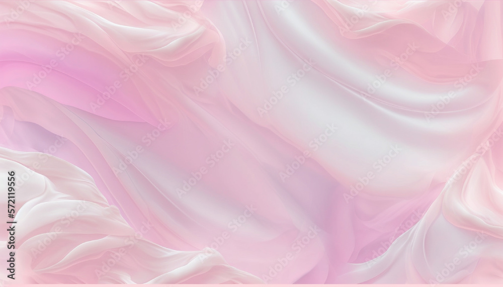 Obraz premium Romantic Abstract Silk Pink Cream And White Backgrounds for Memorable Occasions With Generative AI