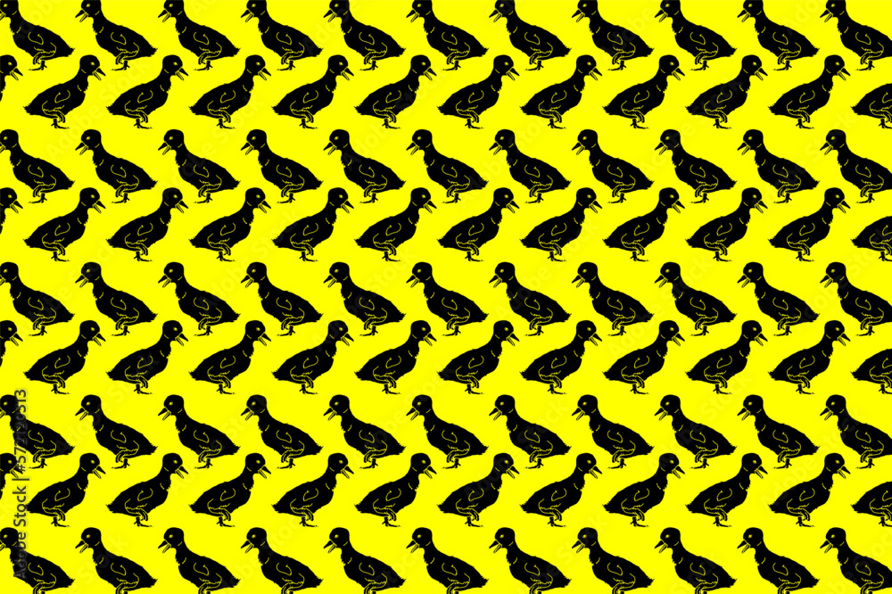 Background Pattern With duckling Silhouette Theme Background Pattern With duckling Silhouette Theme