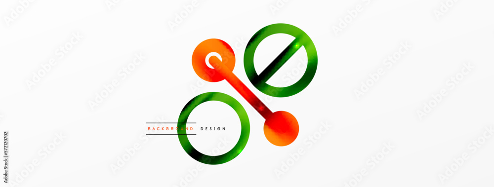 Circle composition abstract background. Trendy techno business template for wallpaper, banner, background or landing Circle composition abstract background. Trendy techno business template for wallpaper, banner, background or landing