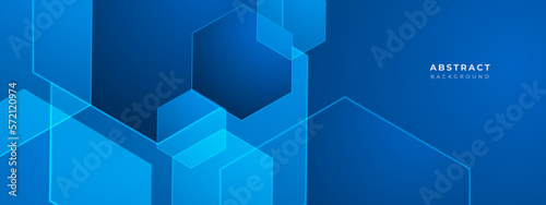 Modern blue technology lights background