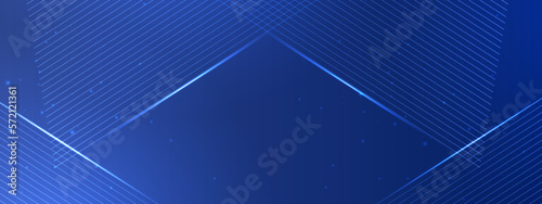 Modern abstract halftone background of small dots and wavy lines in blue colors