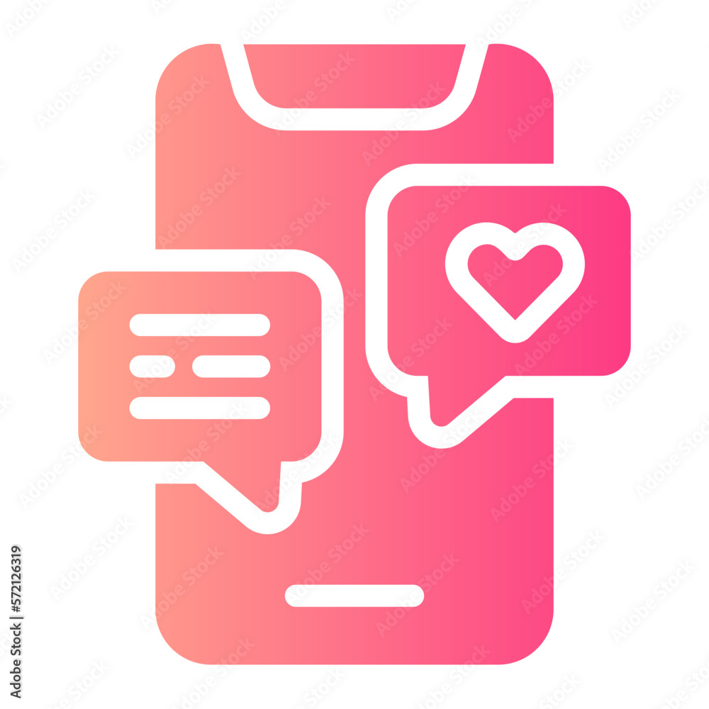 love gradient icon love gradient icon