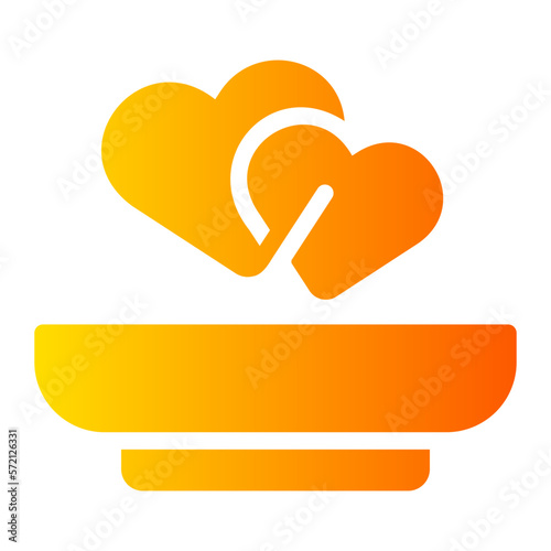 romantic gradient icon
