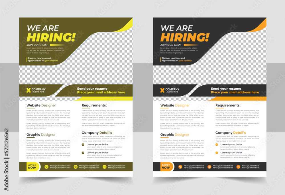 We Are Hiring Flyer Design Template Job Vacancy Flyer Template Or Job we-are-hiring-flyer-design-template-job-vacancy-flyer-template-or-job