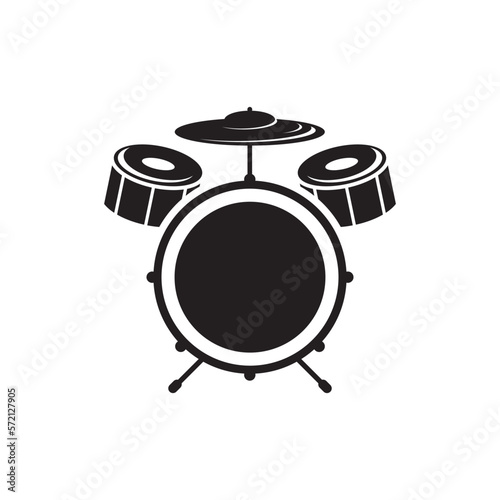 Drum logo images illustration