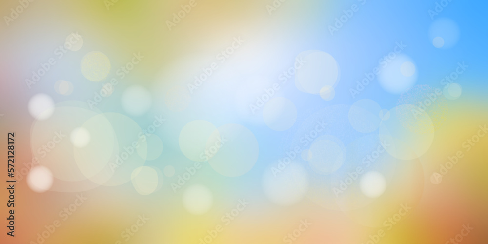 Vector spring background, bokeh effect