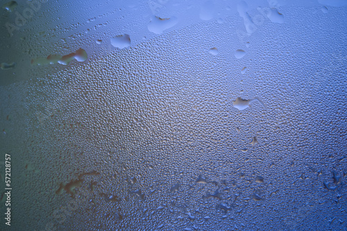 Water droplets or condensation on windows