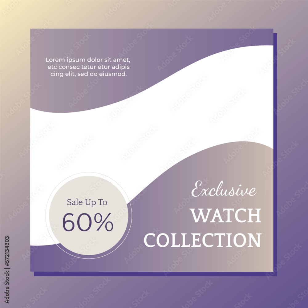 Editable minimal square banner template. Suitable for social media post and web internet ads. Vector illustration with photo college Editable minimal square banner template. Suitable for social media post and web internet ads. Vector illustration with photo college