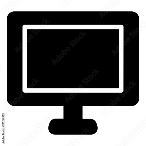 Monitor solid icon