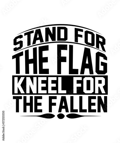 stand for the flag kneel for the fallen svg
