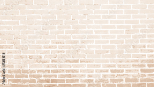 Light brown brick wall abstract background. Texture of bricks. Vector illustration. Template design for web banners