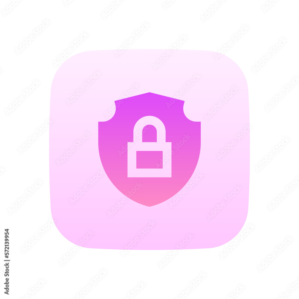 shield flat gradient icon shield flat gradient icon