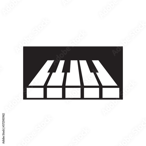 Piano logo images illustration
